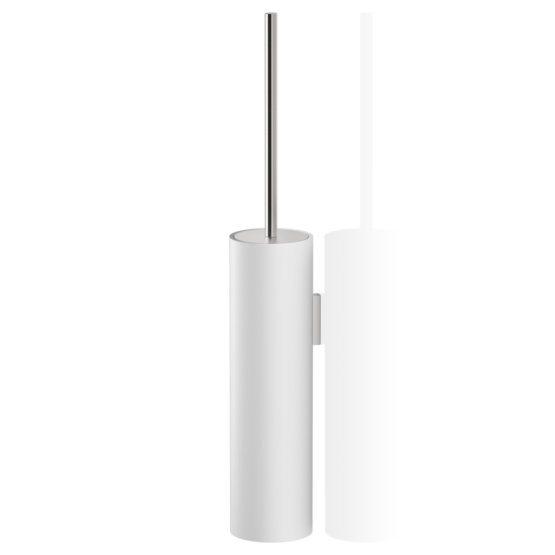 Toilet brush set STONE White Stainless steel