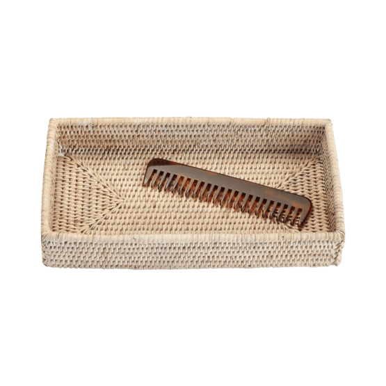 Tablett aus Rattan in Hell von Decor Walther aus der Serie BASKET