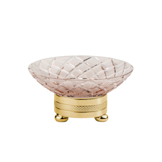 Soap Dish CRISTAL TAILLE LOSANGE CISELE