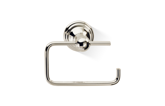 Brass Toilet Roll Holder in Nickel polished by Decor Walther from the Classic series