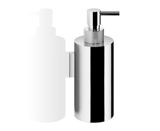 Brass Wall Mounted Soap Dispenser in Chrome by Decor Walther from the Club series