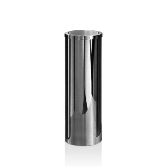 Bathroom Wastebasket made of Stainless steel in Stainless steel matt by Decor Walther